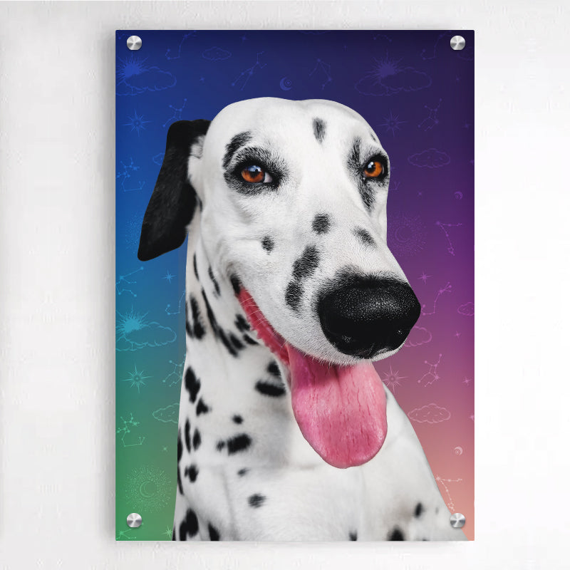 Custom Pet Portraits Acrylic Wall Art Picture Frames with Your Original Pet Photo Crop Out - The Pet Pillow
