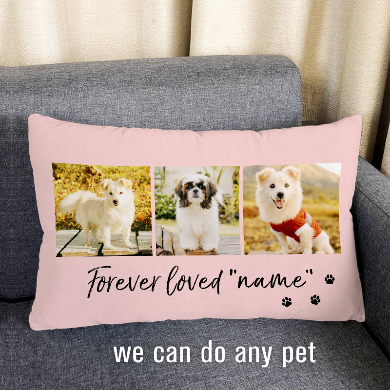 Personalized Decorative Dog Pillow with Picture Made from Your Pet