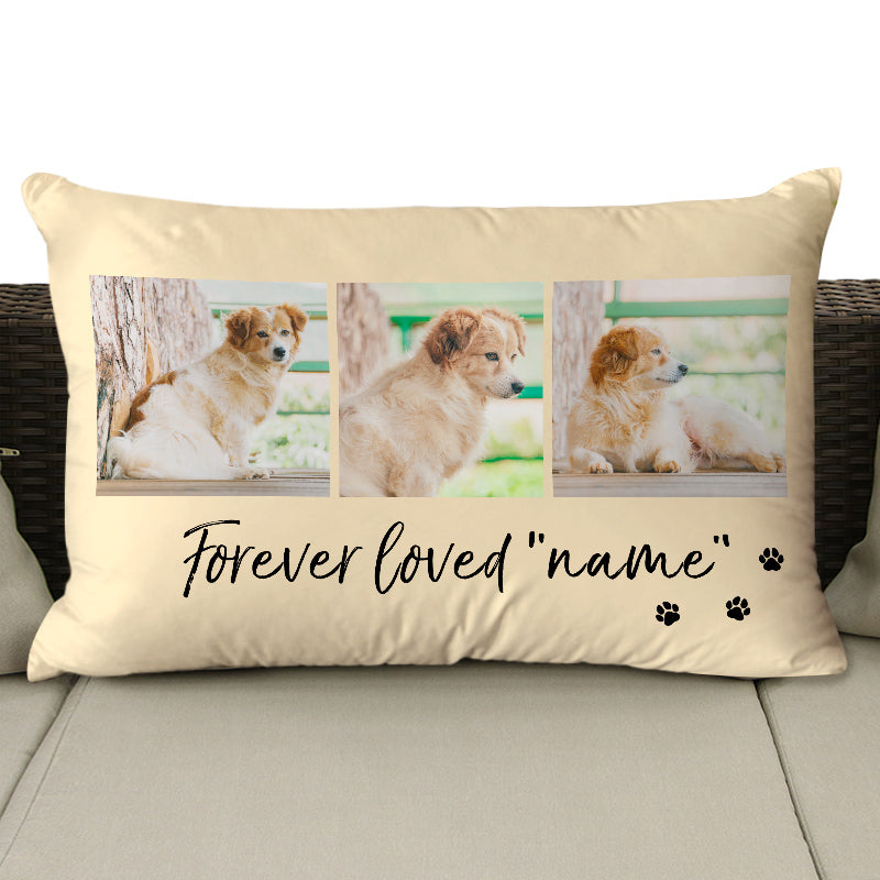 Personalized Decorative Dog Pillow with Picture Made from Your Pet