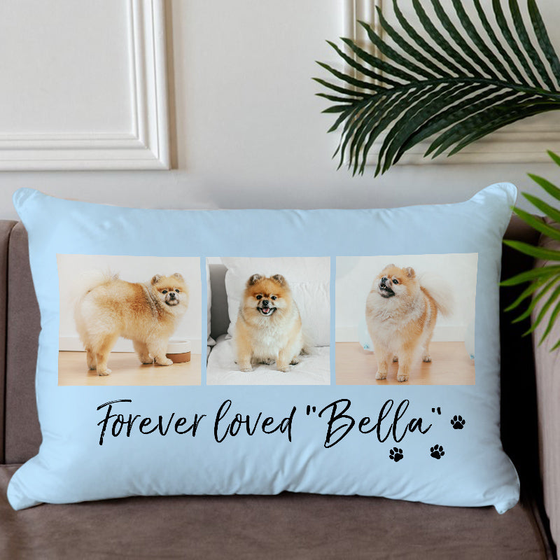 Personalized Decorative Dog Pillow with Picture Made from Your Pet