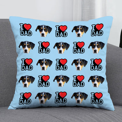 Personalized Throw Pillows With Pictures Of Pet For Holiday Memorial Gift - The Pet Pillow