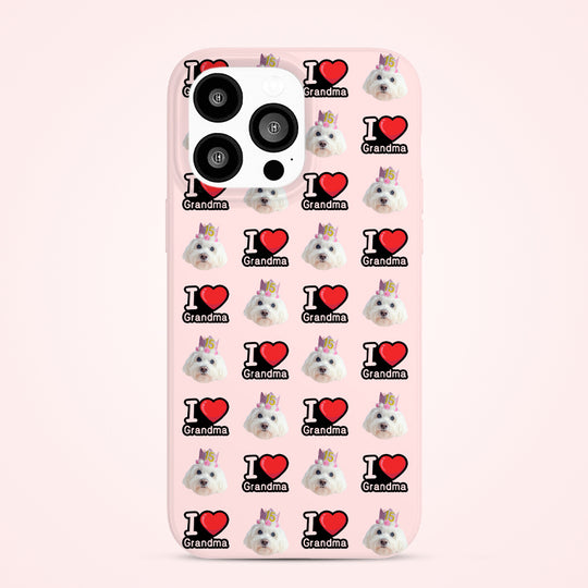Custom Pet Phone Case with Dog/Cat Face for Pet Lovers - The Pet Pillow