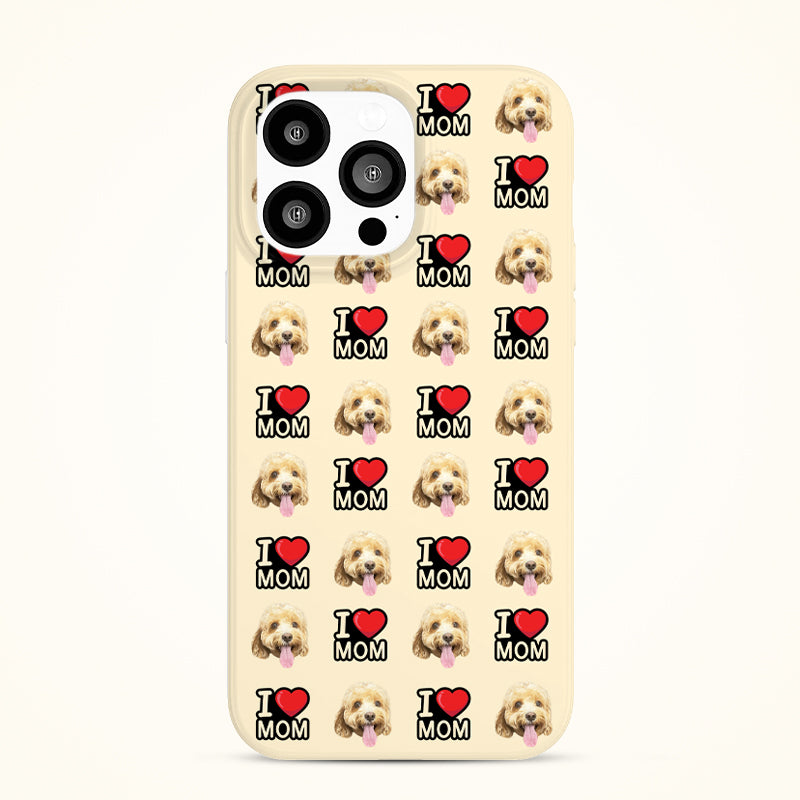 Custom Pet Phone Case with Dog/Cat Face for Pet Lovers - The Pet Pillow