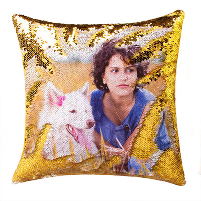 Personalized Custom Photo Sequin Pillow-Home Decor Personalized Gifts - The Pet Pillow