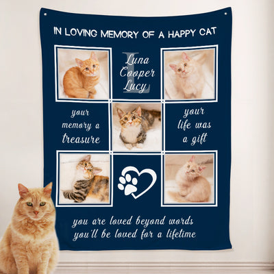 Personalized Dog Blankets with Name, Custom Blanket with Photo of Pet - The Pet Pillow
