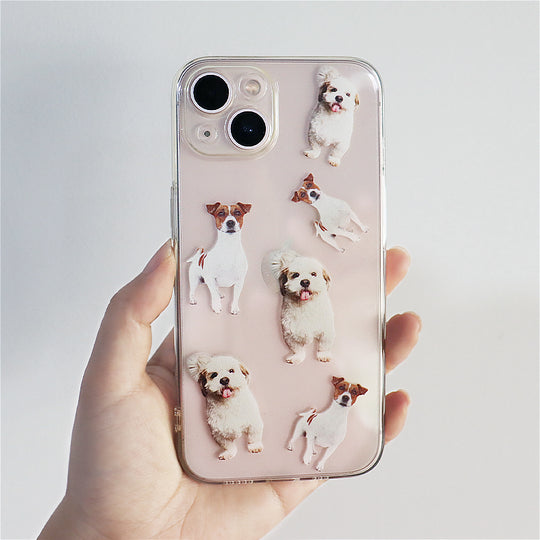 Custom Two Pet Photo Phone Case - The Pet Pillow