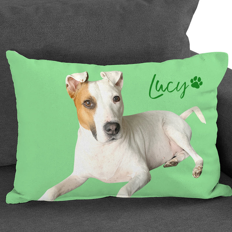 Custom Pet Memorial Pillows Made From Pet Pictures For Bed, Couch, Living Room- Double Printed - The Pet Pillow