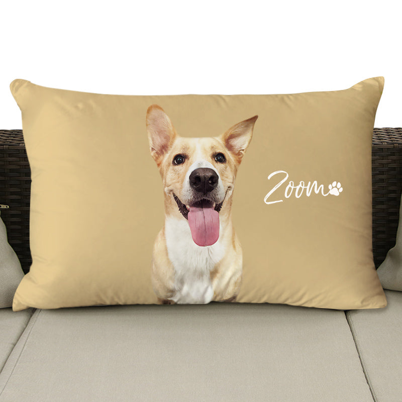 Custom Pet Memorial Pillows Made From Pet Pictures For Bed, Couch, Living Room- Double Printed - The Pet Pillow