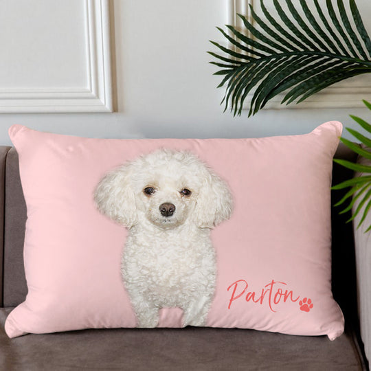 Custom Pet Memorial Pillows Made From Pet Pictures For Bed, Couch, Living Room- Double Printed - The Pet Pillow