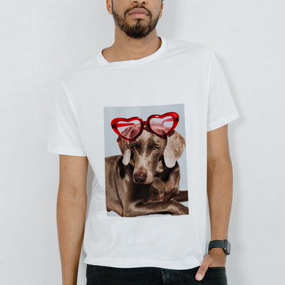 Custom Pet Picture Women's White T-Shirt - The Pet Pillow