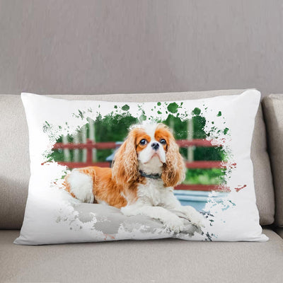 Customized Cat/Dog Pillow from Your Beloved Photo for Pet Lovers - The Pet Pillow
