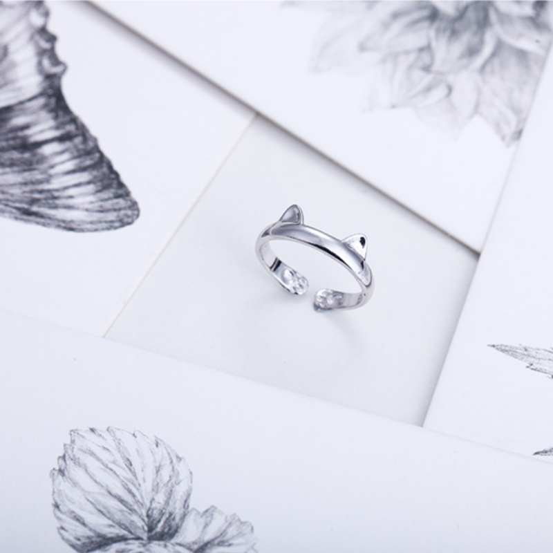 Custom Pet Name Cat Ear Ring - The Pet Pillow