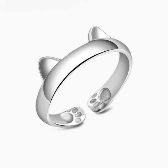 Custom Pet Name Cat Ear Ring - The Pet Pillow