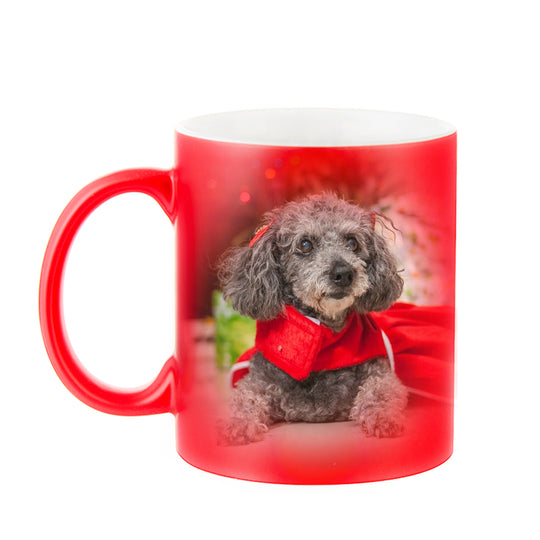 Custom Pet Photo Temperature Change Color Mug - The Pet Pillow