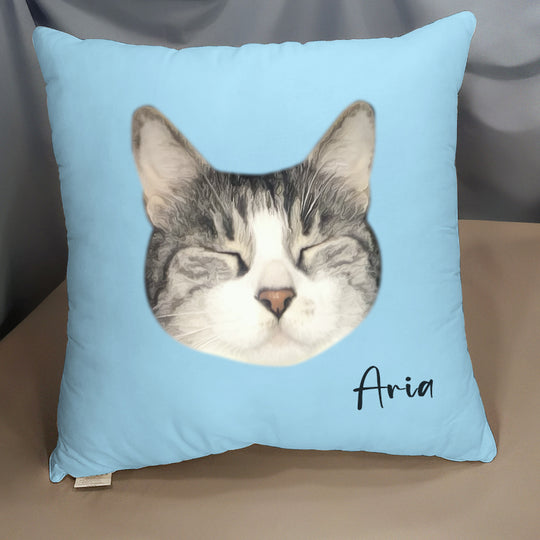 Custom Pet Face Oil Painting Square Pillow - The Pet Pillow