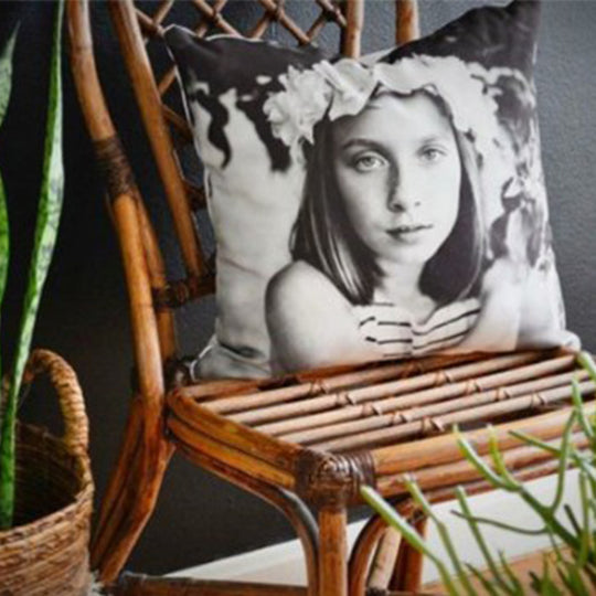 Custom Photo Square Pillow, Put Your Photo on Pillow - The Pet Pillow