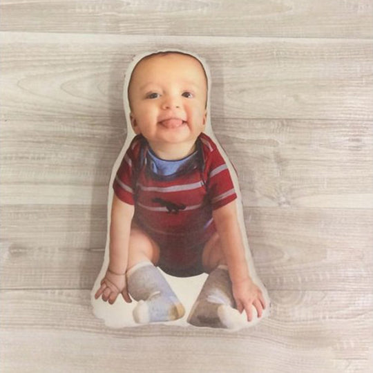 Customized Face Photo Pillow, Pillow look like Dad&