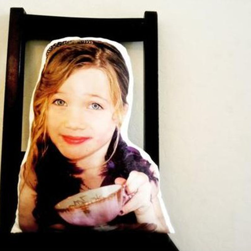 Customized Face Photo Pillow, Pillow look like Dad's Face, gift for mom and dad - The Pet Pillow