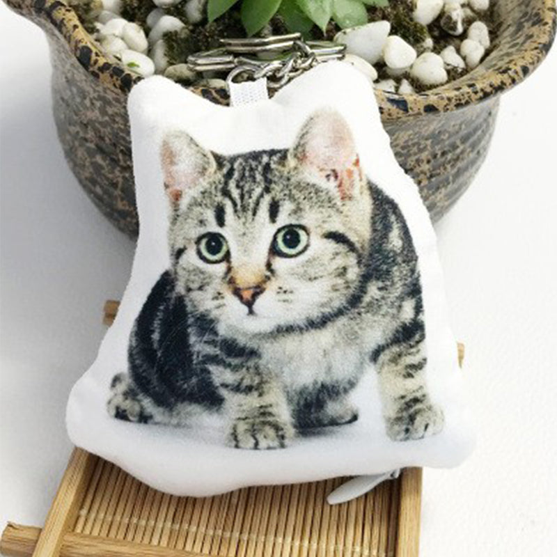 Custom Pet Photo Small Pillow Keychain - The Pet Pillow