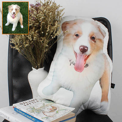 Custom Dog Shaped Memorial Pillow for Pet Owners from Your Dog Picture - The Pet Pillow