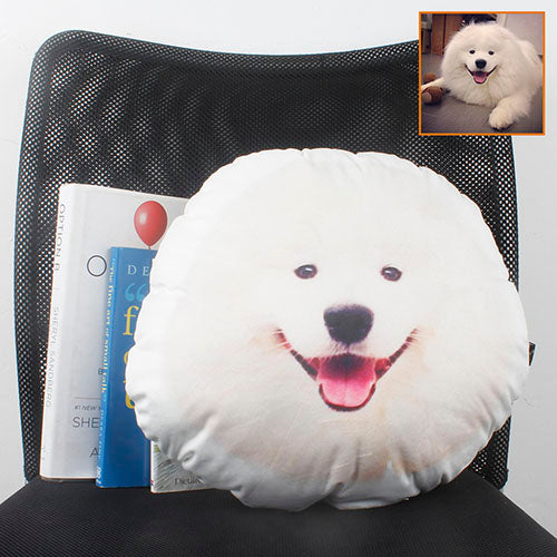 Custom Pet Face Shaped Pillow from Your Pet Photos, Customized Pet Head Pillows - The Pet Pillow