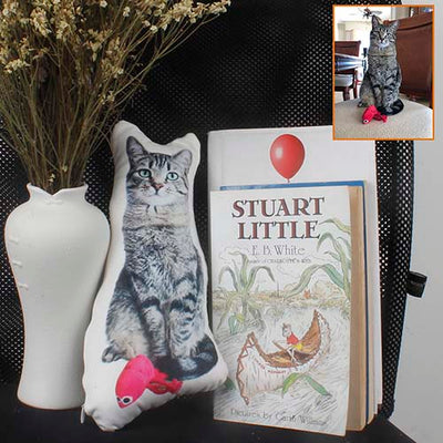 Custom Cat Shaped Memorial Pillow for Pet Owners from Your Cat Picture - The Pet Pillow