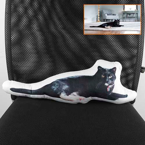 Custom Cat Shaped Memorial Pillow for Pet Owners from Your Cat Picture - The Pet Pillow