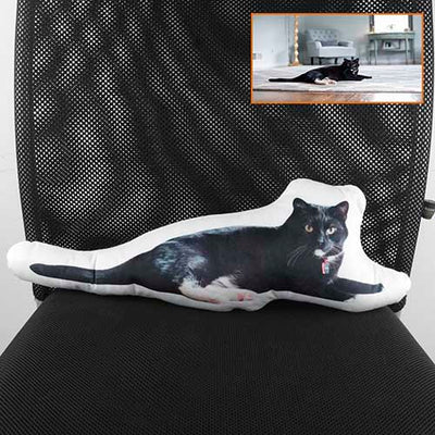 Custom Cat Shaped Memorial Pillow for Pet Owners from Your Cat Picture - The Pet Pillow