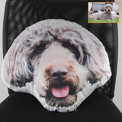 Custom Pet Face Shaped Pillow from Your Pet Photos, Customized Pet Head Pillows - The Pet Pillow