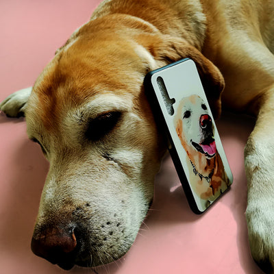 Custom Pet Photo Phone Case, Soft Silicone/Slim Glass+TPU - The Pet Pillow