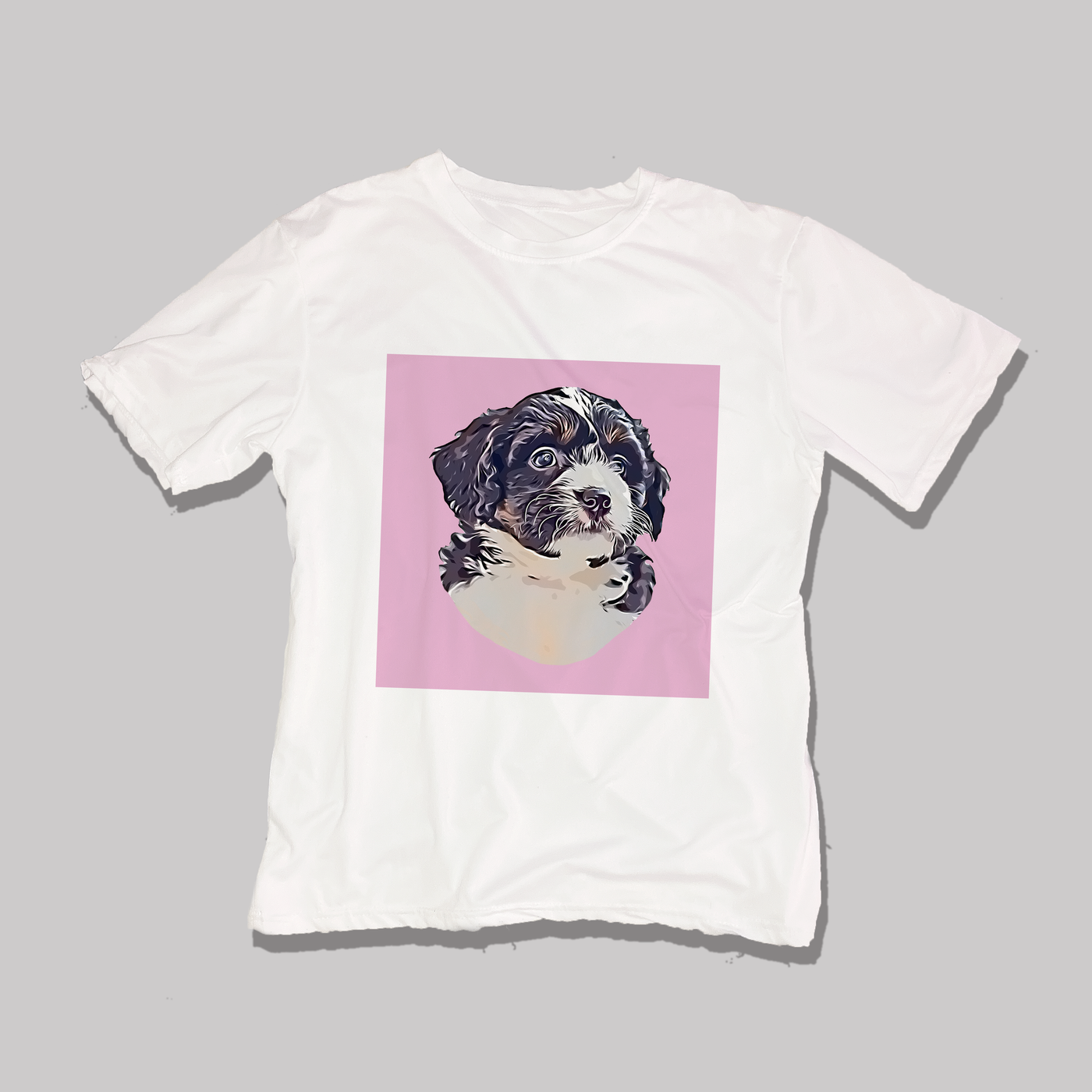 Custom Pet Picture Women's White T-Shirt - The Pet Pillow