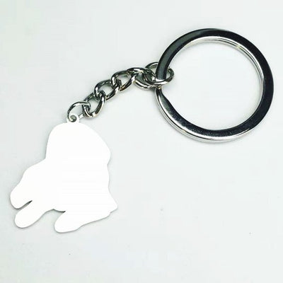 Personalized Pet Shaped Keychain as Memorial Gift for Loss of Pet - The Pet Pillow