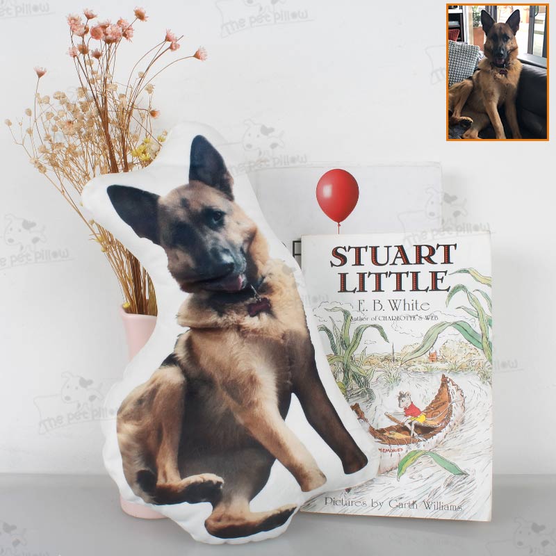 Custom Dog Shaped Memorial Pillow for Pet Owners from Your Dog Picture - The Pet Pillow