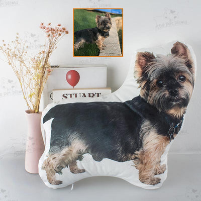 Custom Dog Shaped Memorial Pillow for Pet Owners from Your Dog Picture - The Pet Pillow