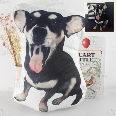 Custom Dog Shaped Memorial Pillow for Pet Owners from Your Dog Picture - The Pet Pillow