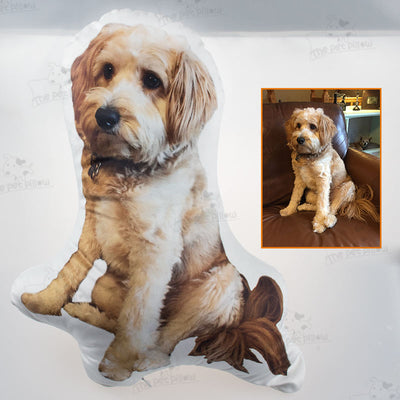 Custom Dog Shaped Memorial Pillow for Pet Owners from Your Dog Picture - The Pet Pillow