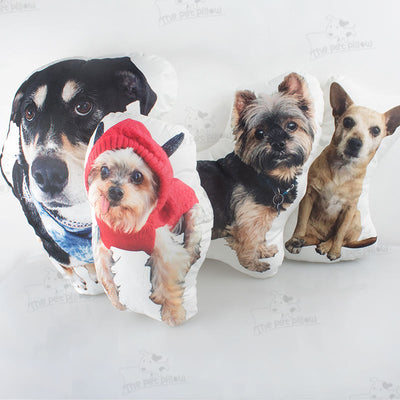 Custom Dog Shaped Memorial Pillow for Pet Owners from Your Dog Picture - The Pet Pillow