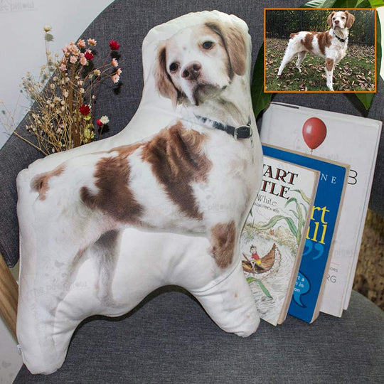 Customize Dog Cat Shaped Pillow that Look Like Your Pet Made from Your Pet Picture - The Pet Pillow