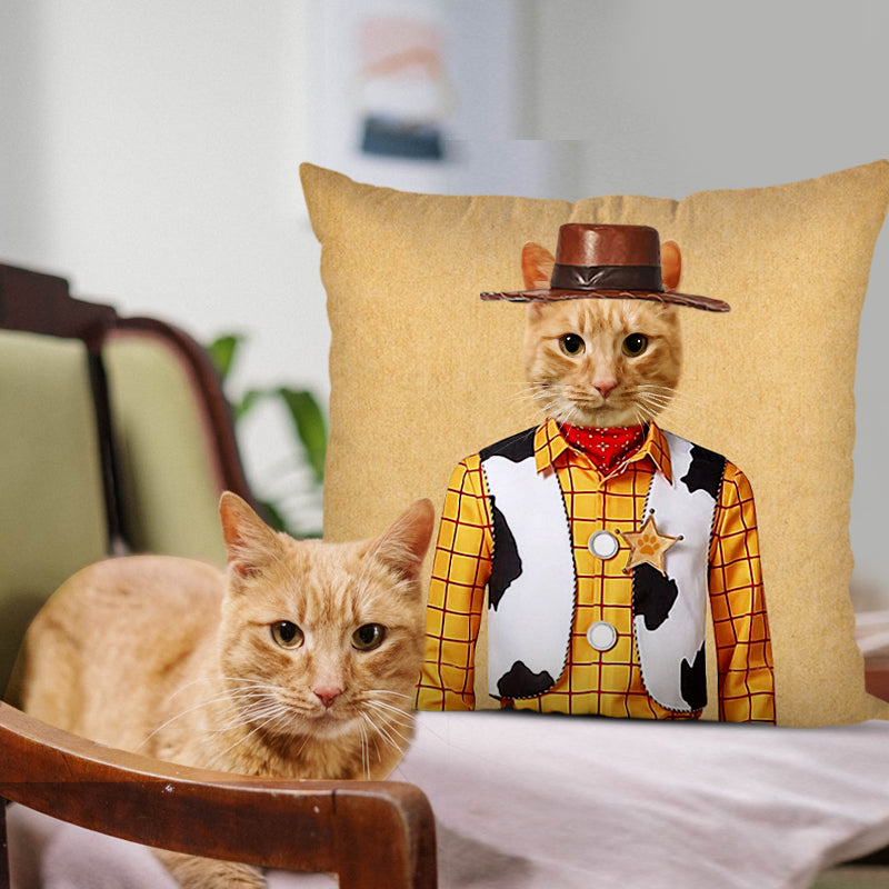 Custom Pet Countryside Photo Square Pillow - The Pet Pillow